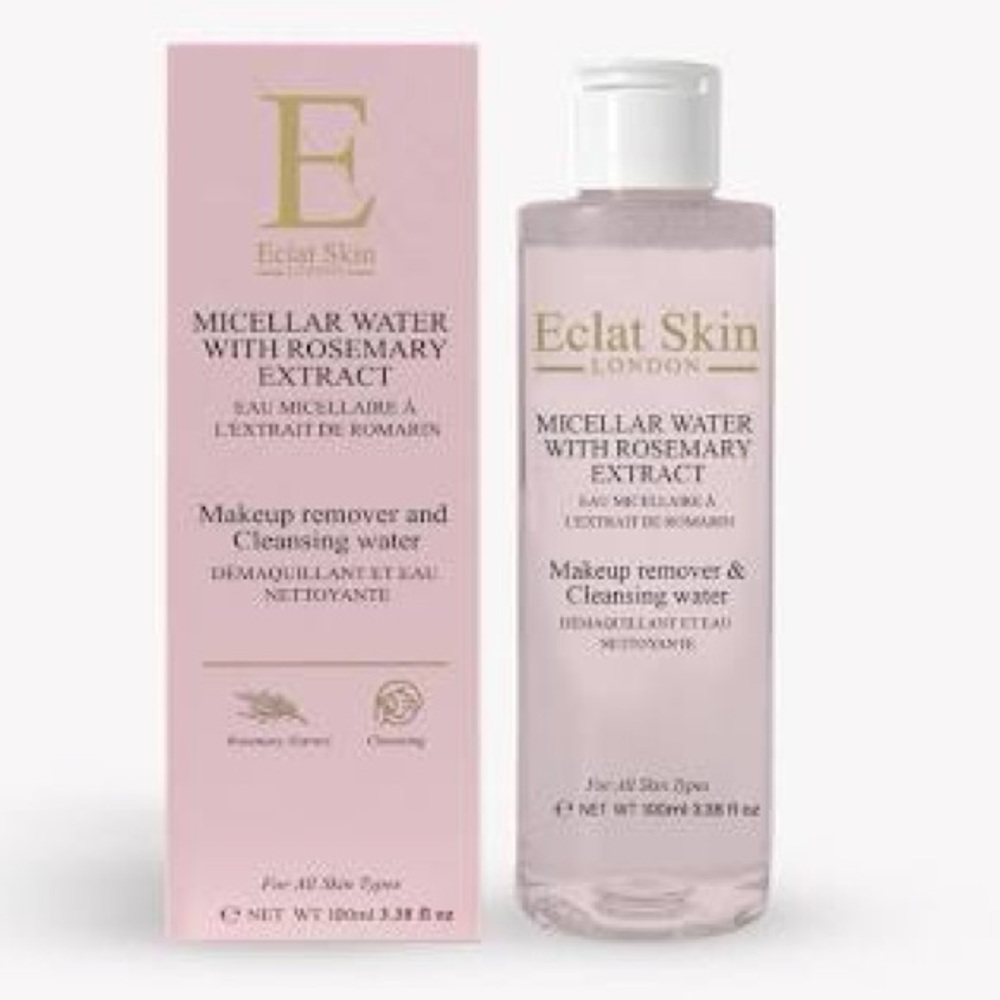 Eclat micellar water Rosemary extract new sealed in box 3.38 oz makeup remover
